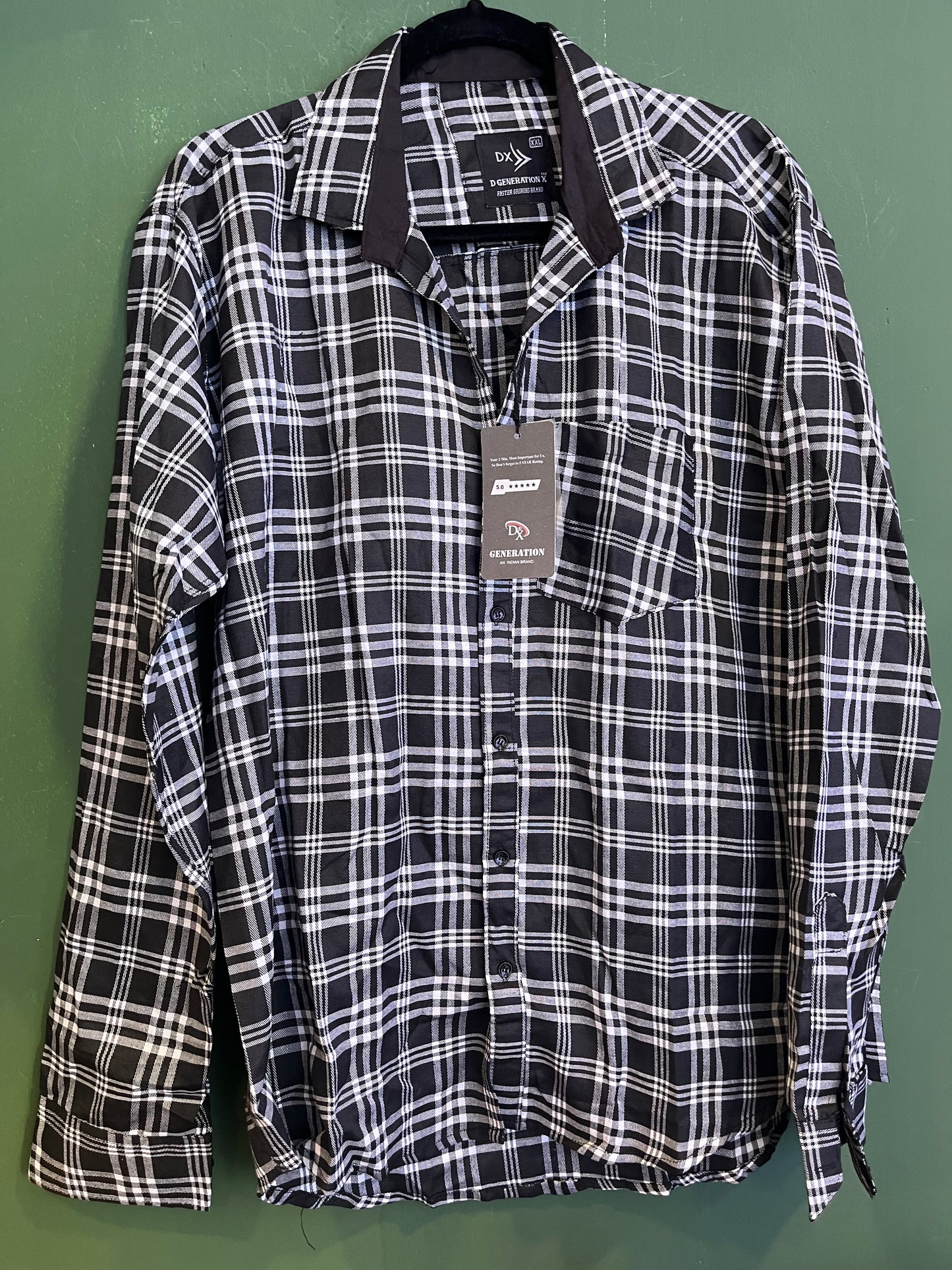 Black & White checkered shirt