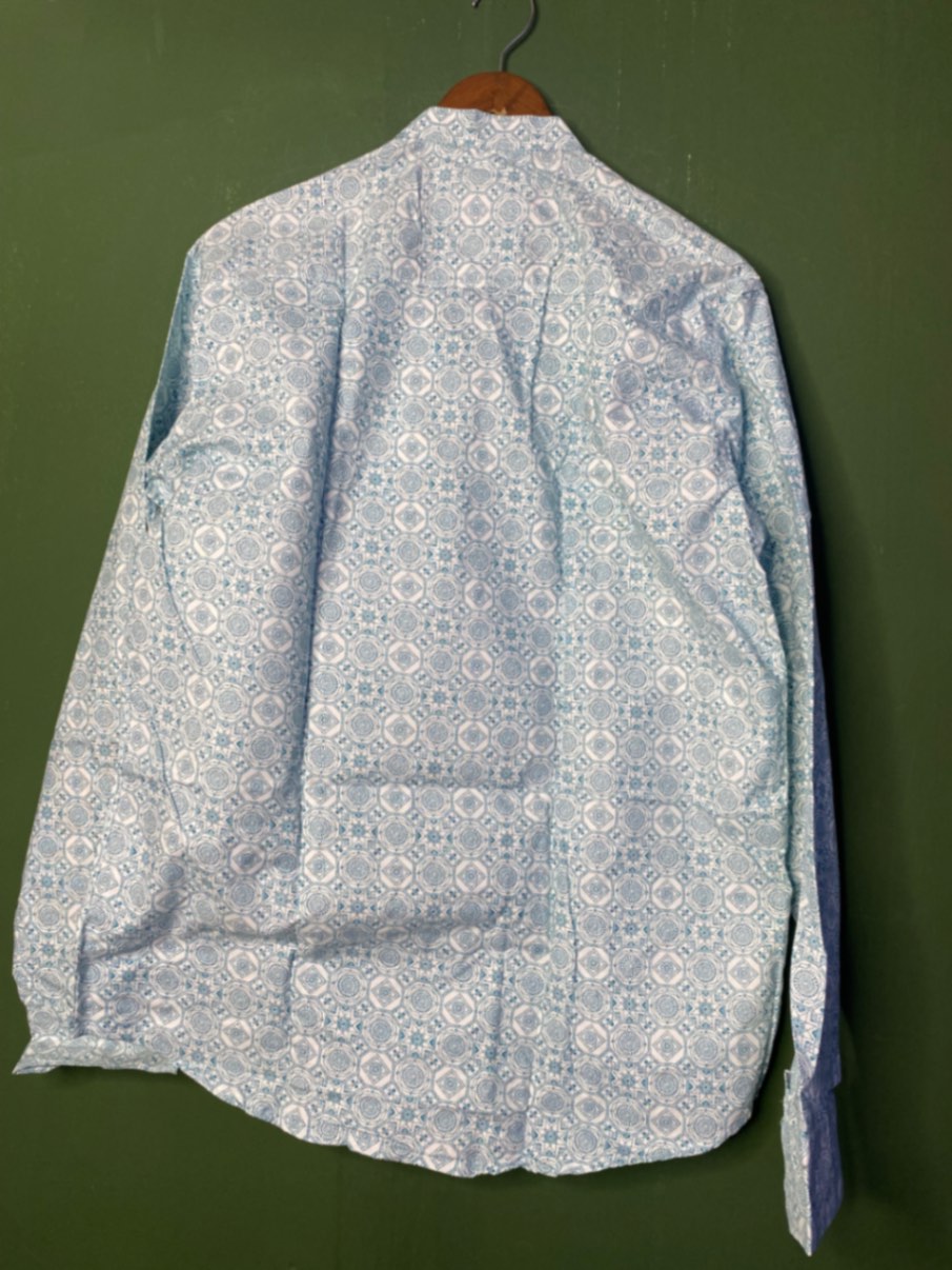 Light blue printed shirt