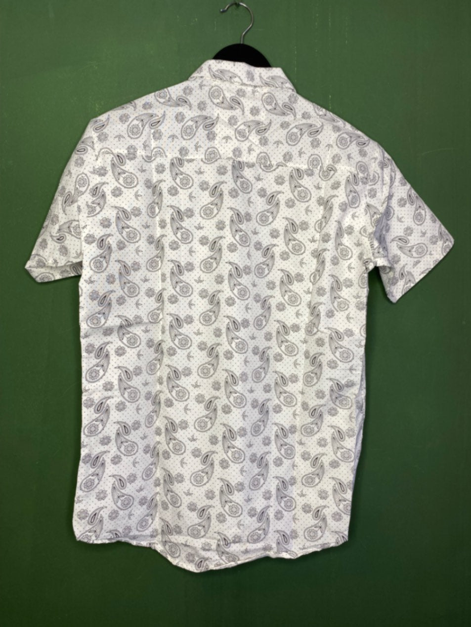 White Paisley Printed Shirt