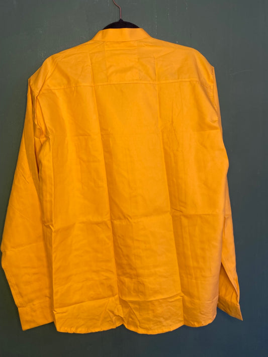 Yellow Causal Long Shirt