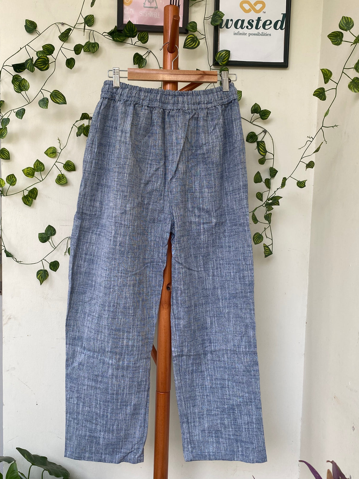 Avaasa Blue Casual Trousers