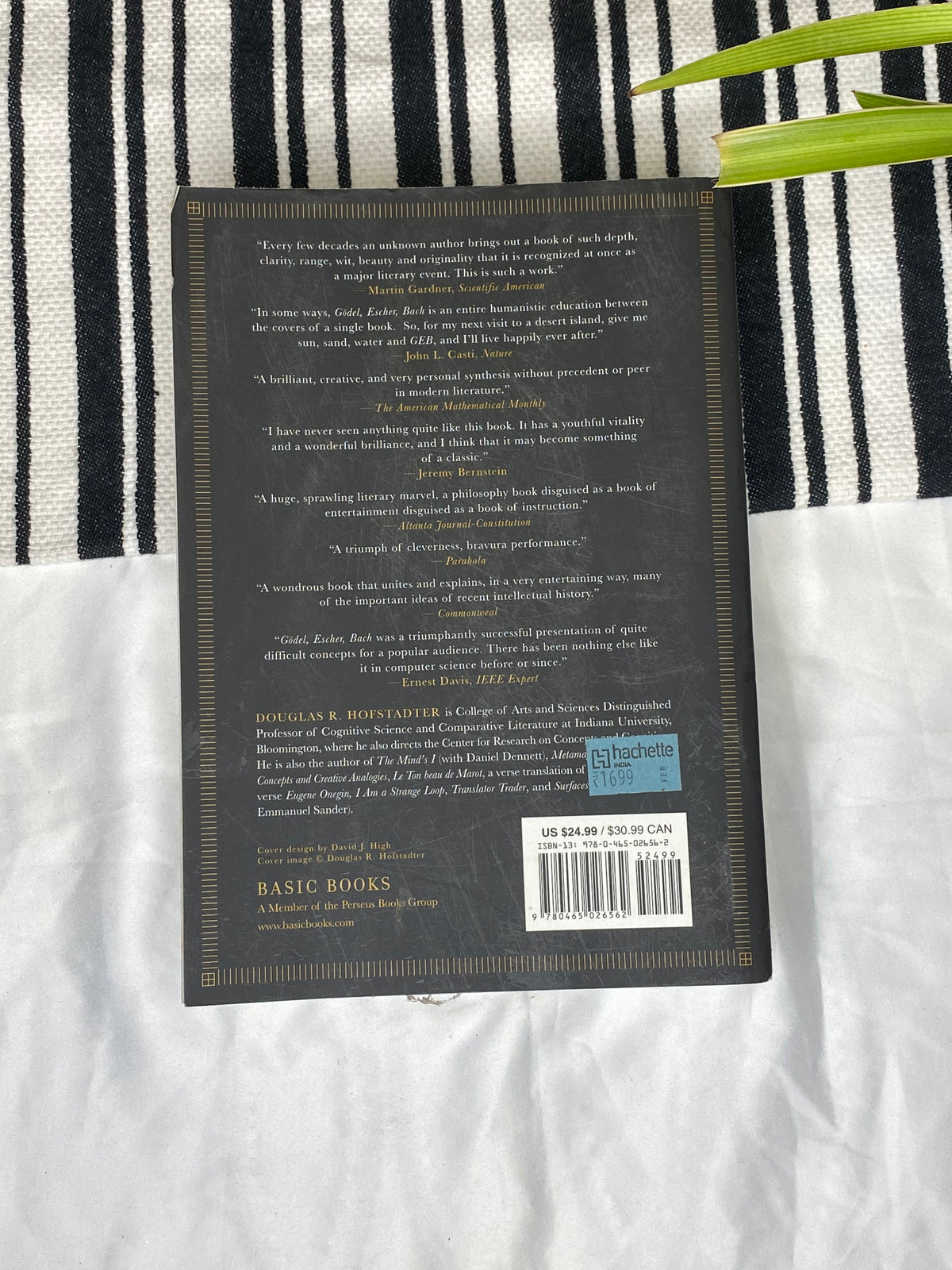 Gödel, Escher, Bach: An Eternal Golden Braid by Douglas R. Hofstadter