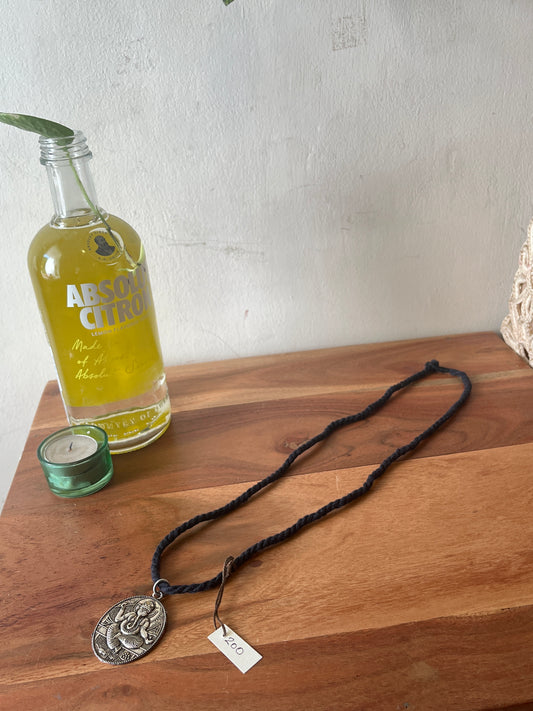 Amsham Handmade Ganesha Pendant Necklace