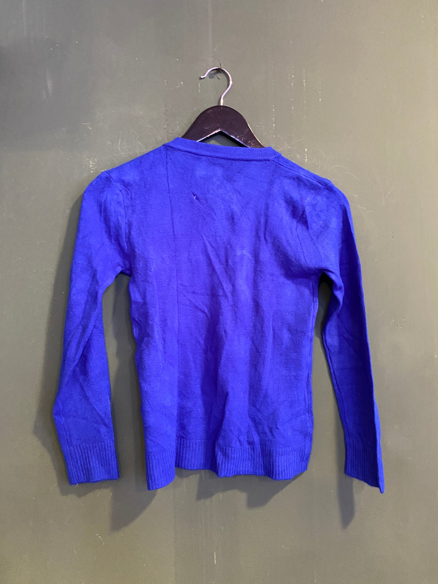 Royal Blue Knit Cardigan
