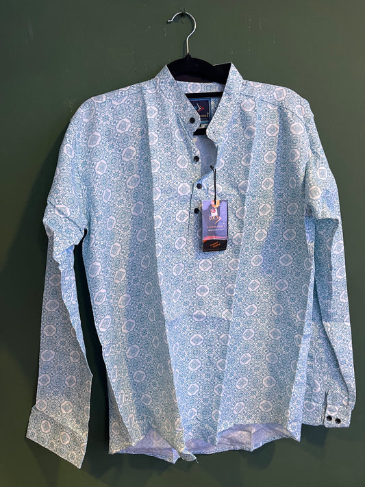 D Generation X Geometric Henley