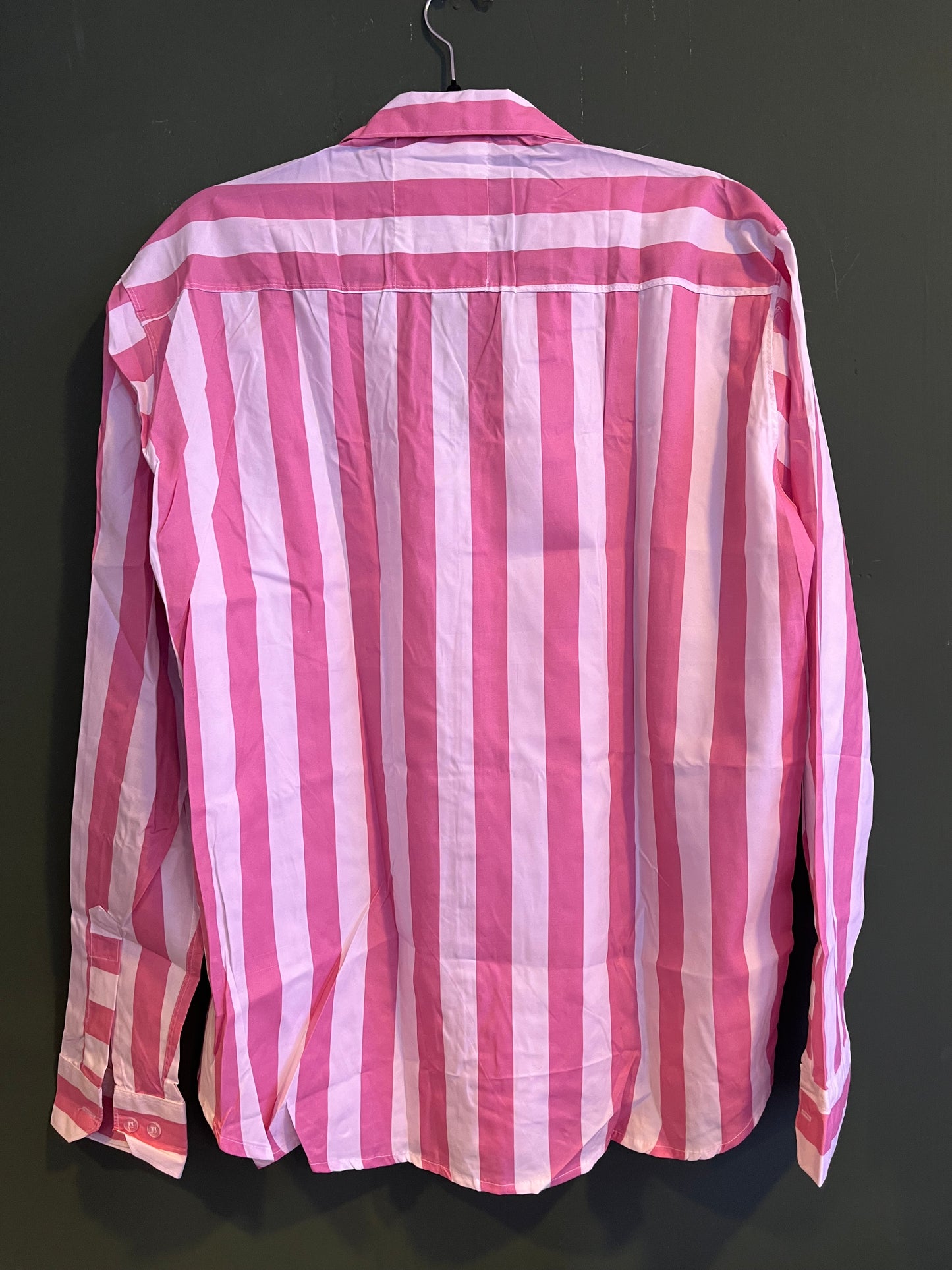 Pink Striped Casual Shirt