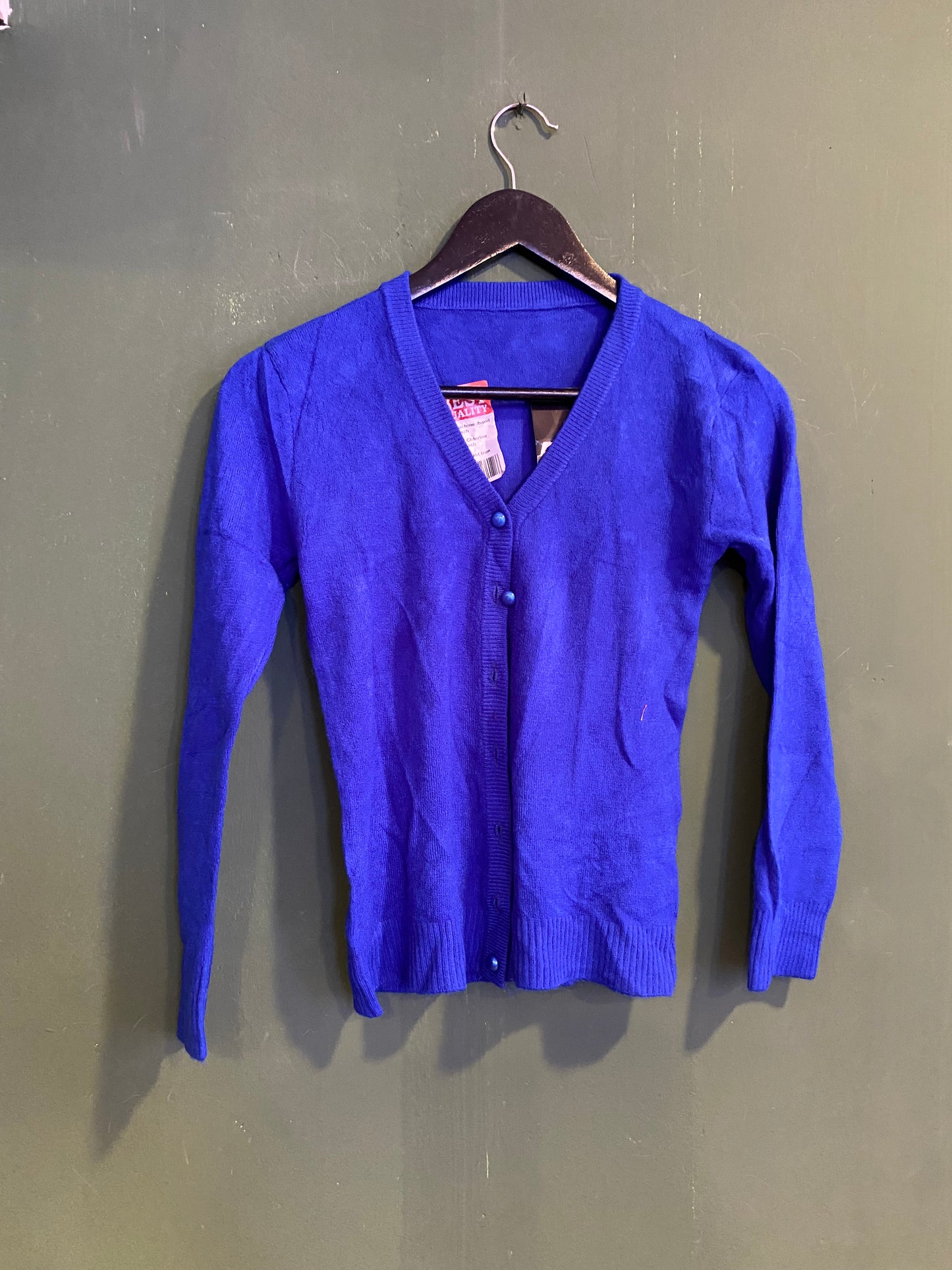 Royal Blue Knit Cardigan