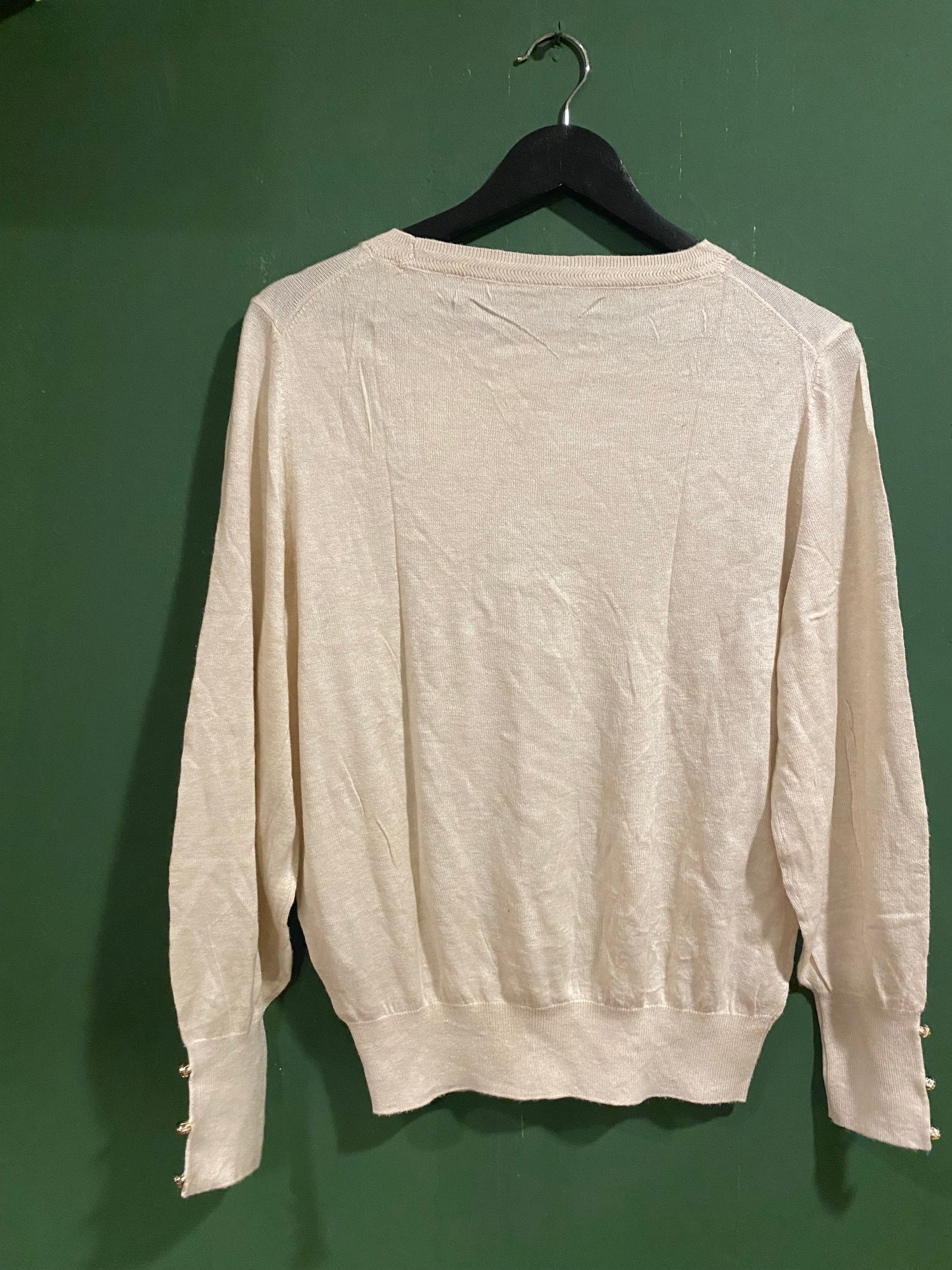 Cream Knit Casual