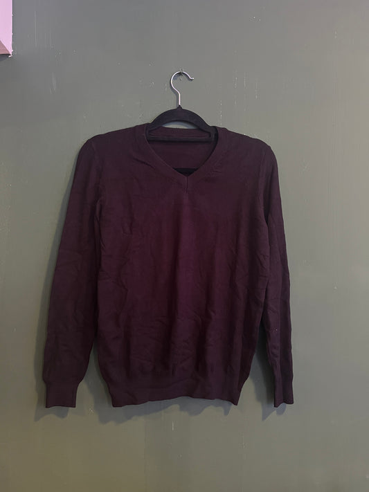 Black V-Neck Sweater