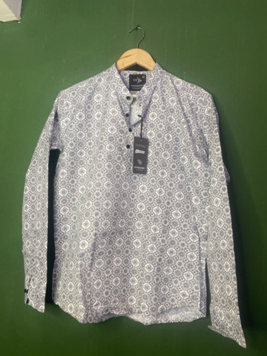 Black printed casual shirt