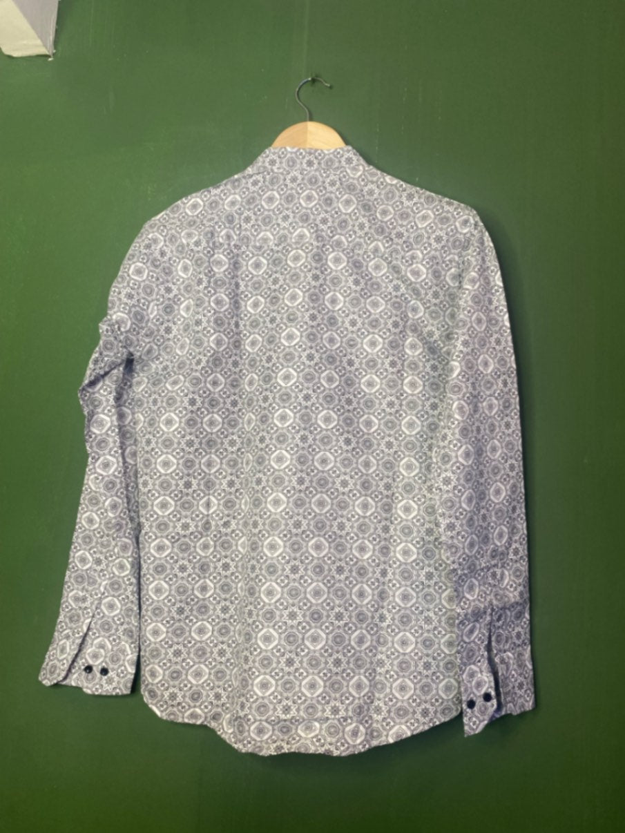 Black printed casual shirt
