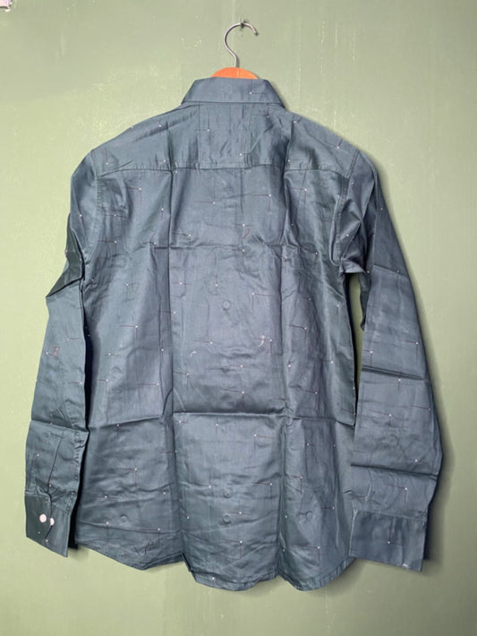 Dark Grey Printed Shirt