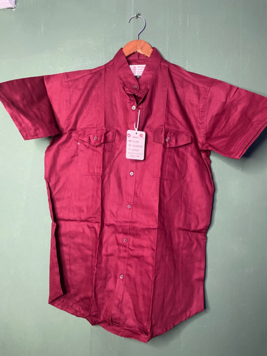 Maroon casual shirt