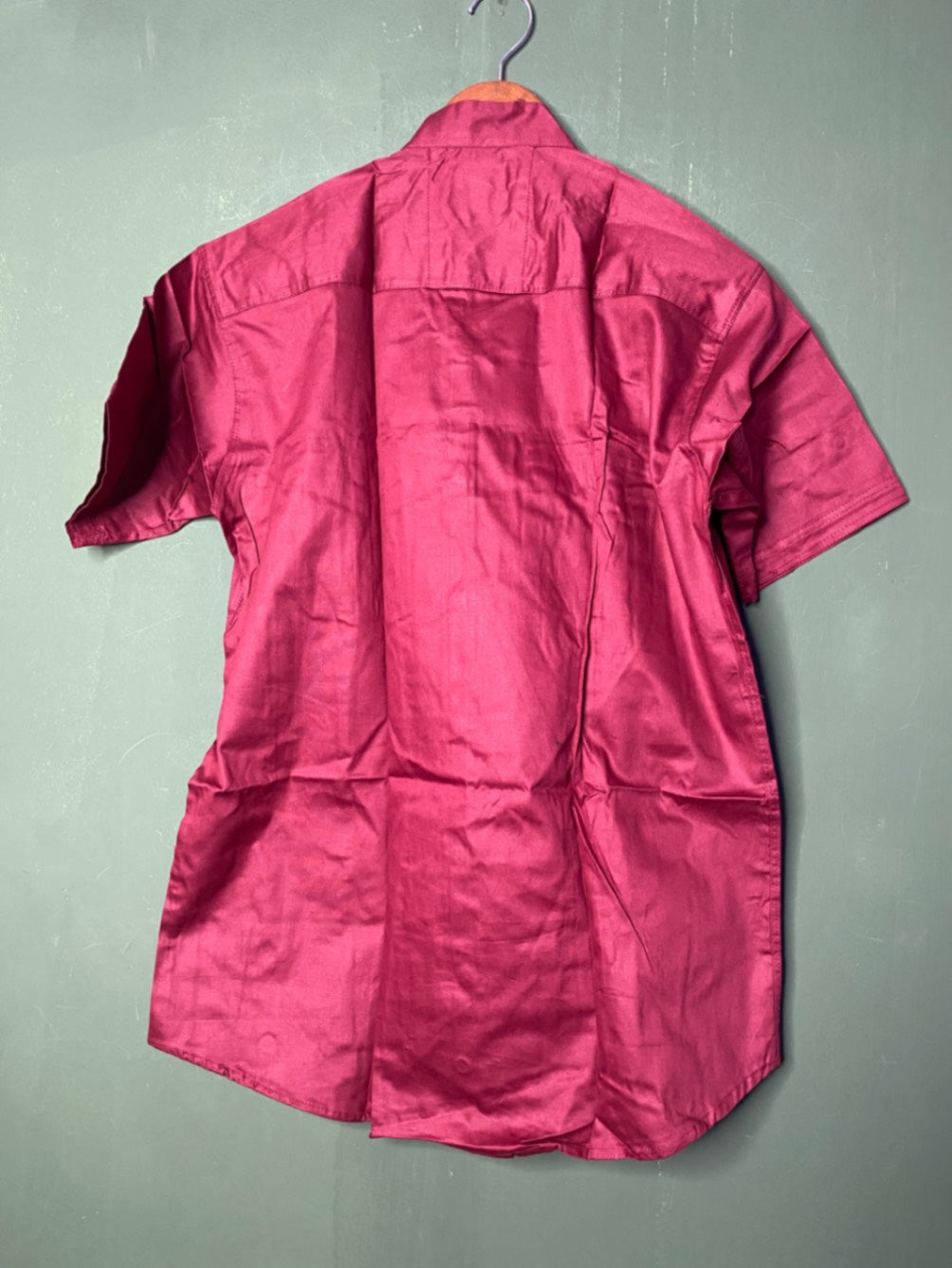 Maroon half sleeve shirt