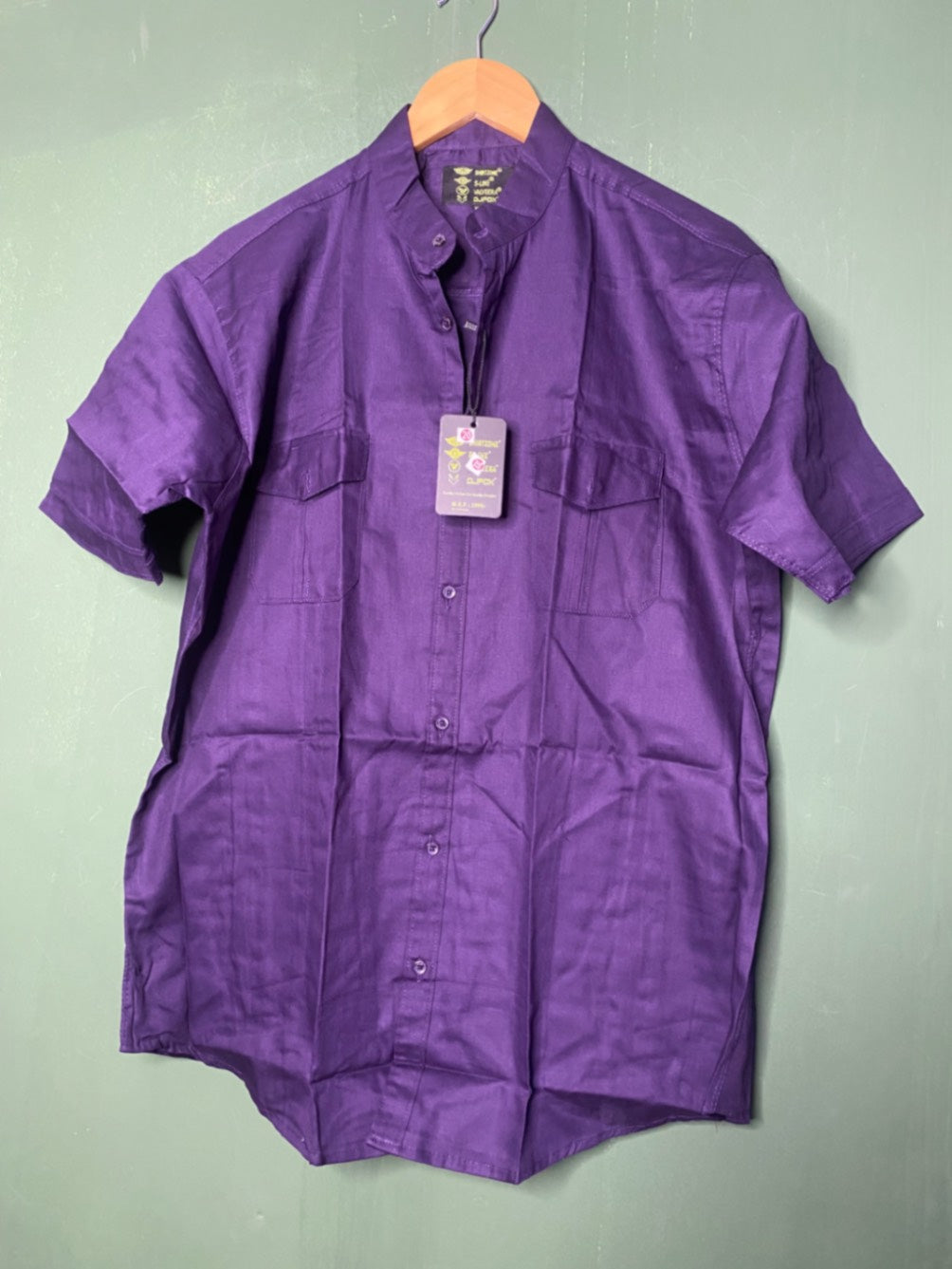Purple casual shirt
