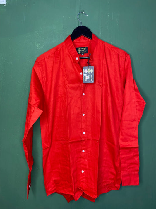 Bright Red Formal Shirt