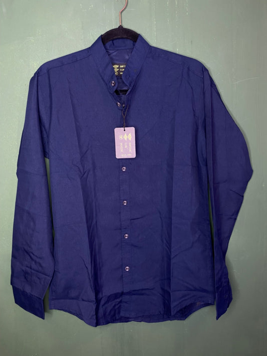 Navy blue formal shirt