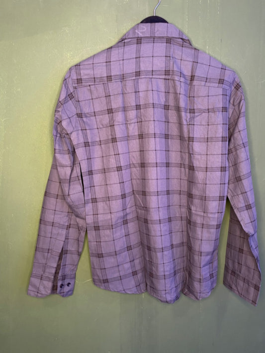 Grey Checked Full Sleeve shirt