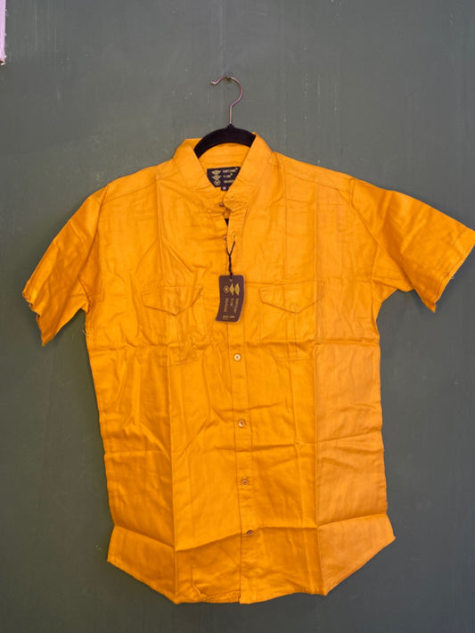 Yellow Causal Shirt