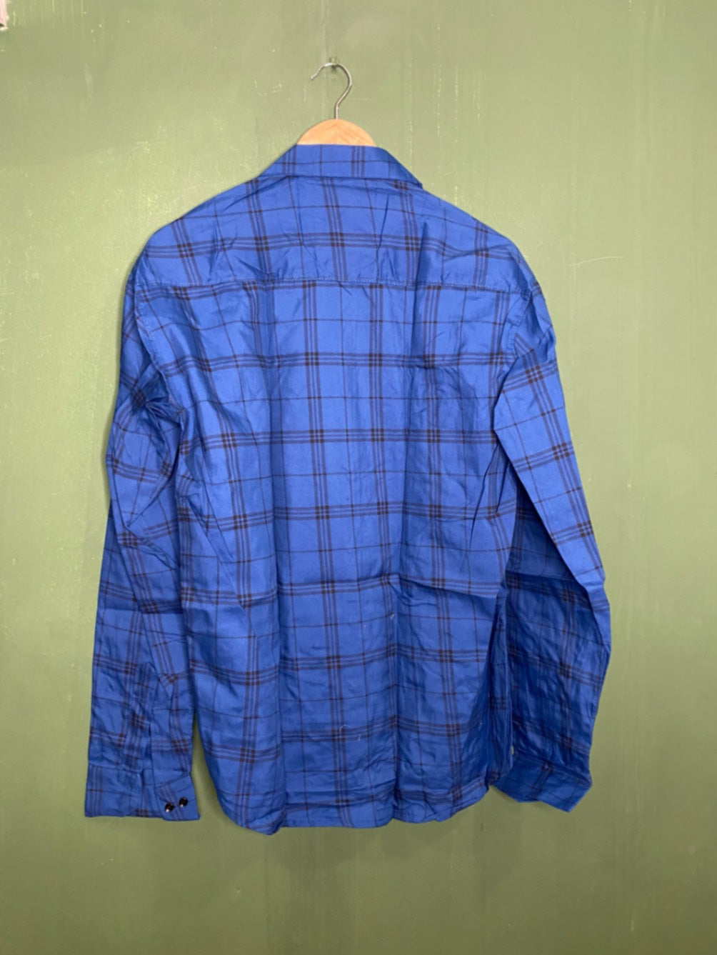 Blue Checked Casual Shirt