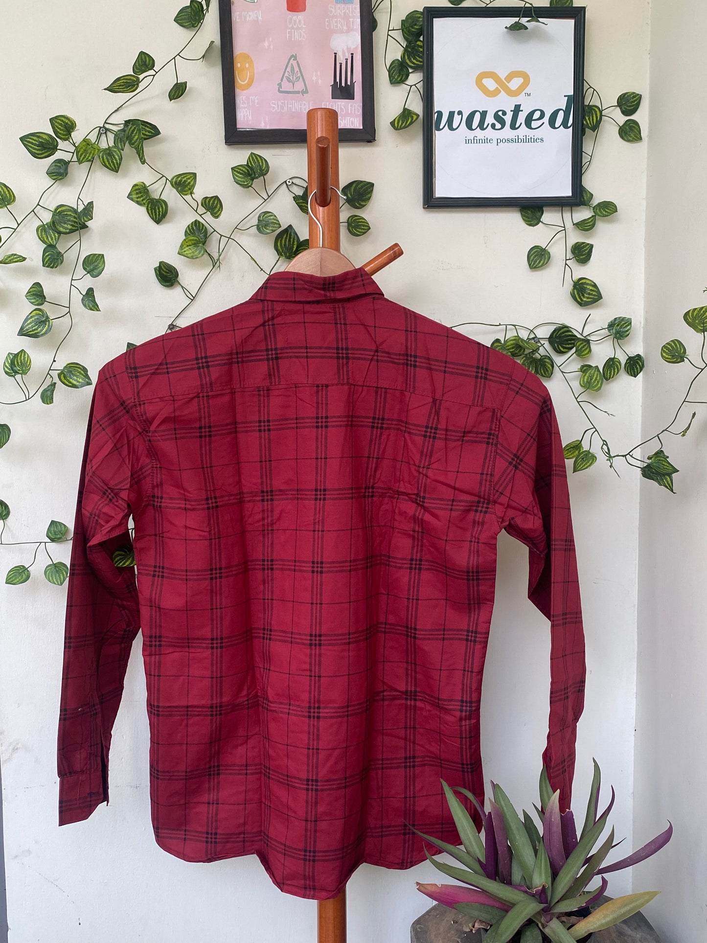 Shirt Zone Red Check Shirt