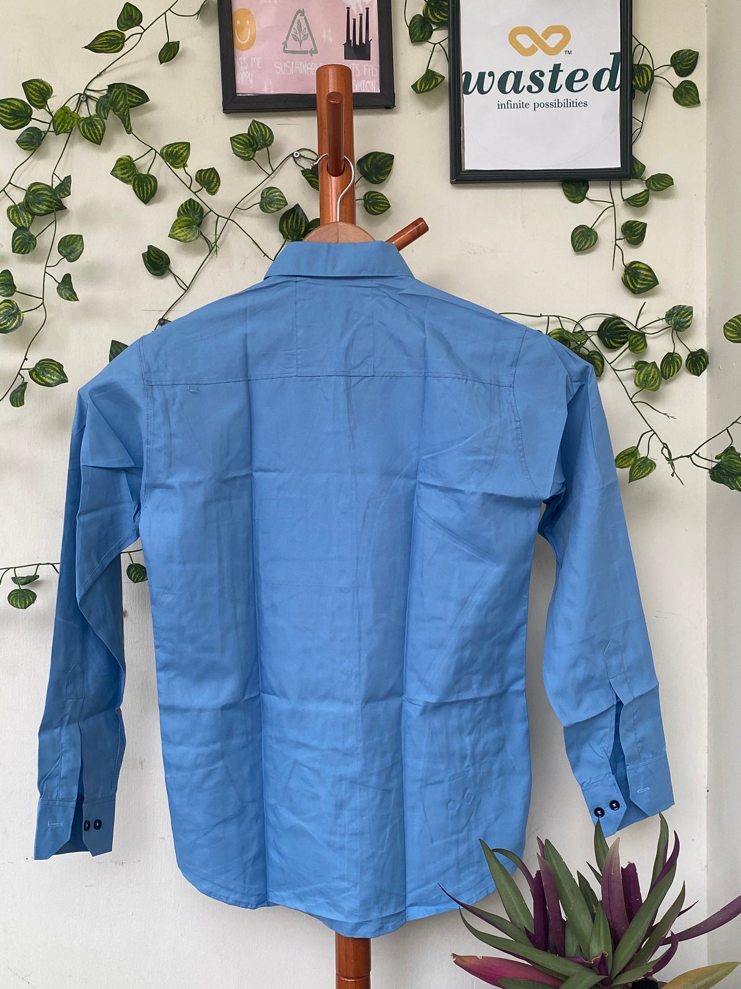 Shirt Zone Blue Casual Shirt