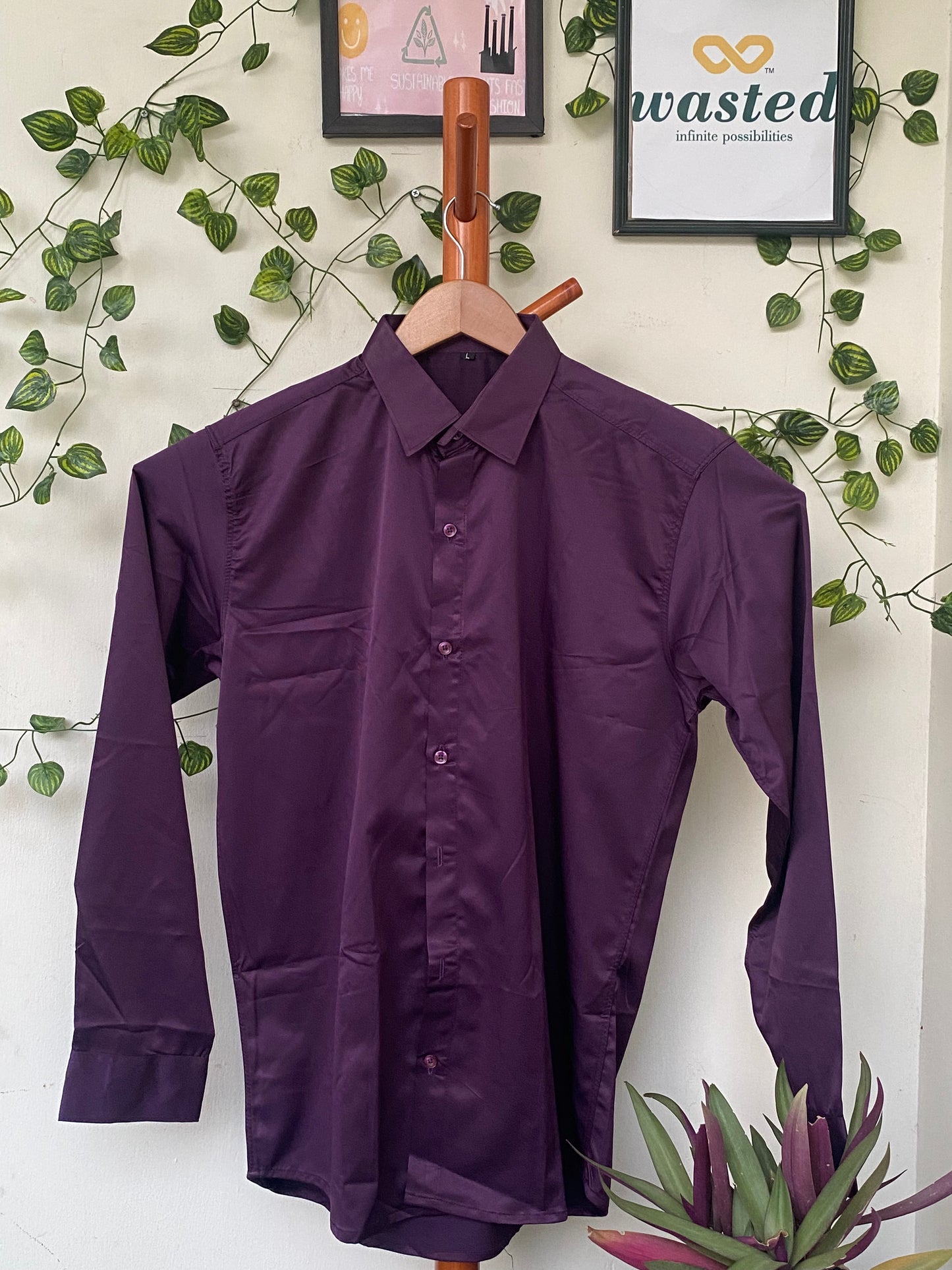 Classic Purple Long Sleeve Shirt