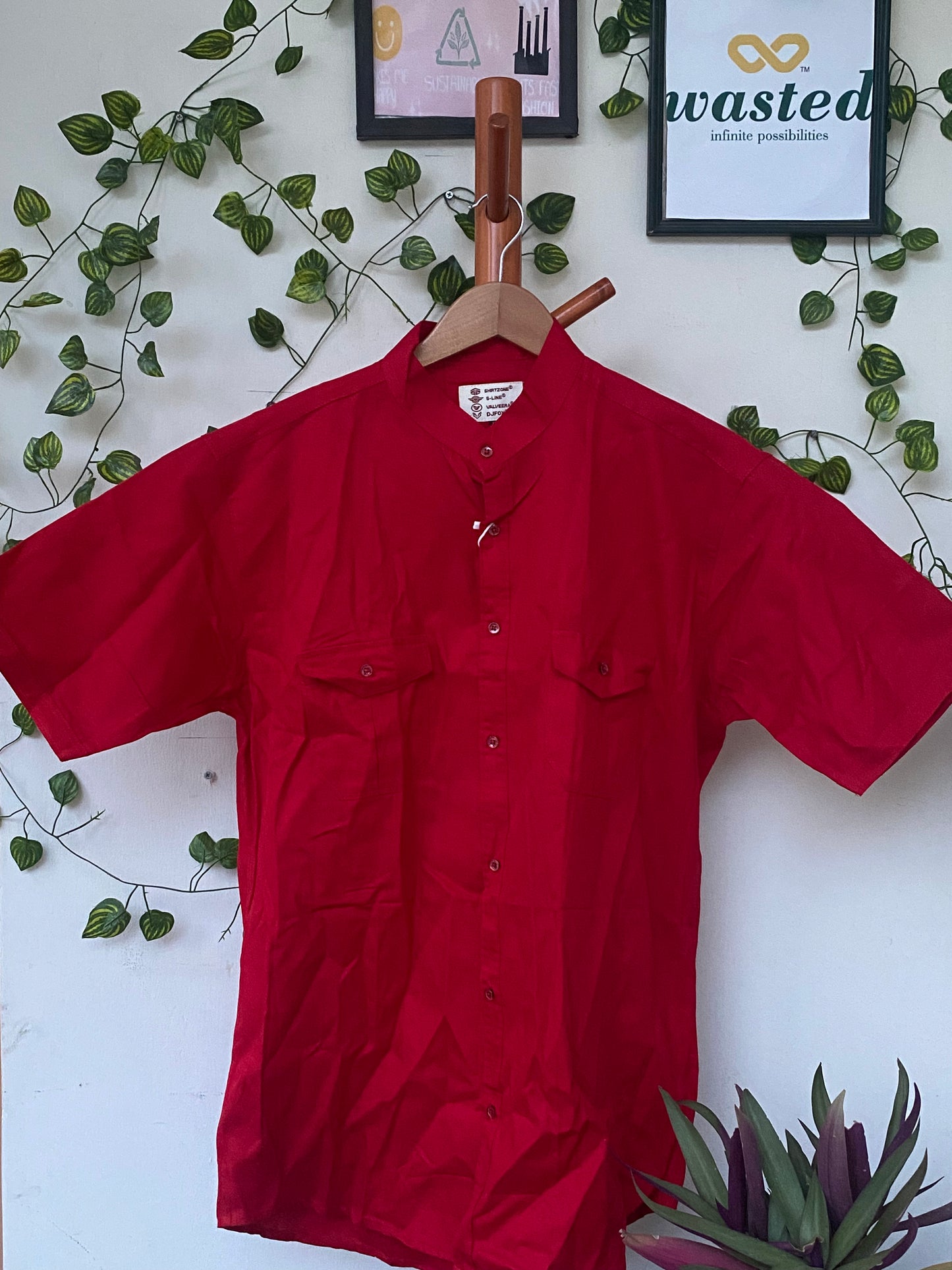 Shirt Zone Red Utility Shirt