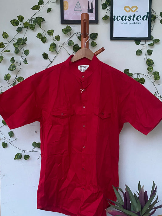 Shirt Zone Red Utility Shirt