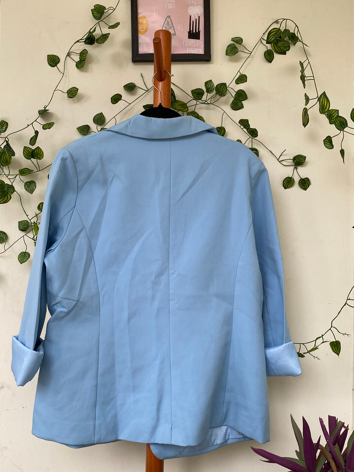 Light Blue Tailored Blazer