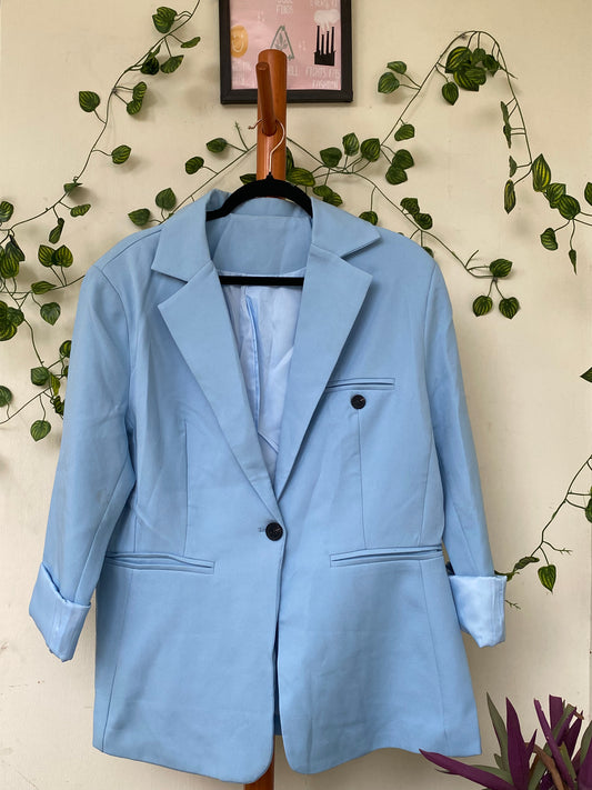 Light Blue Tailored Blazer