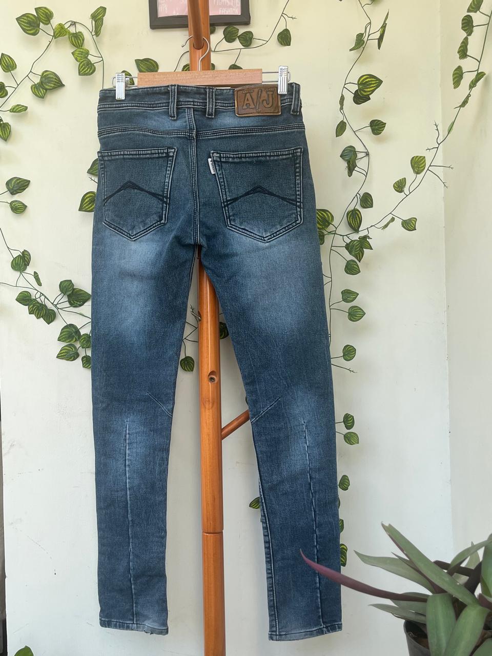 Armani Jeans Men's Blue Denim Jeans