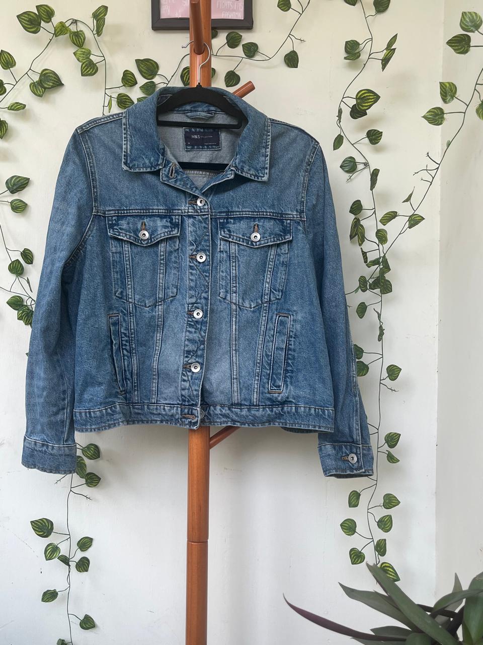 M&S Blue Denim Jacket