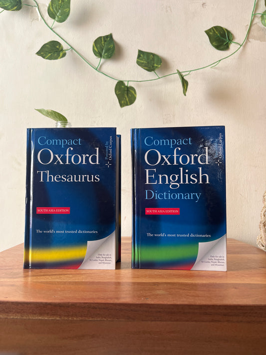 Compact Oxford English Dictionary & Thesaurus Set