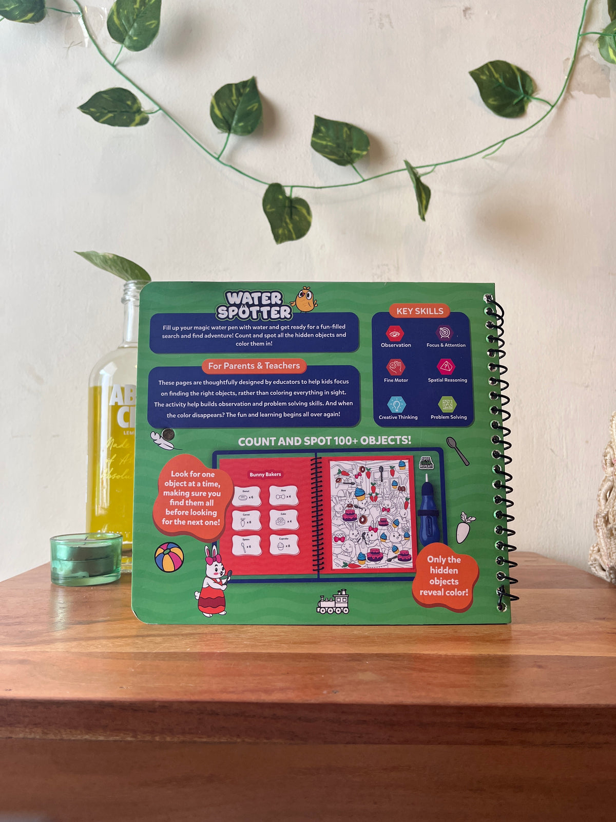 Skillmatics Water Spotter Reusable Activity Book