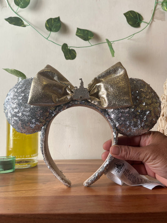 Disney Silver Sequin Minnie Mouse Headband