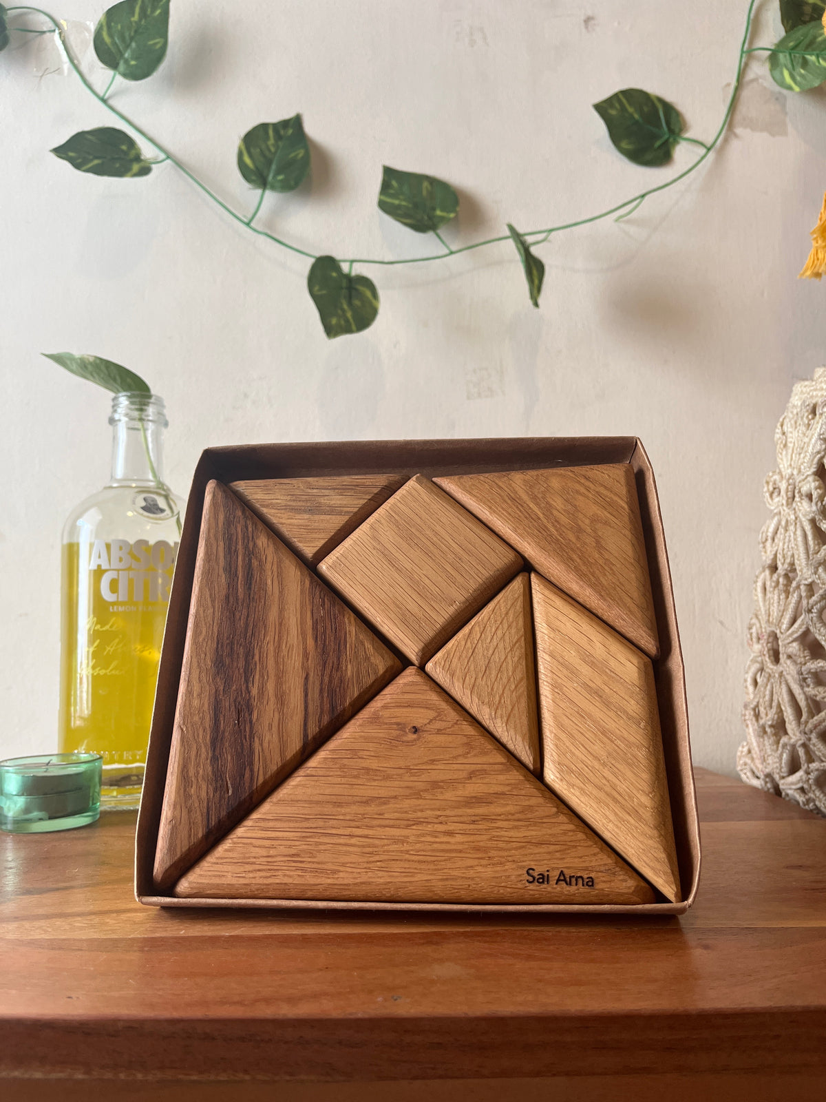 Bloon Toys Magnetic Wooden Tangram