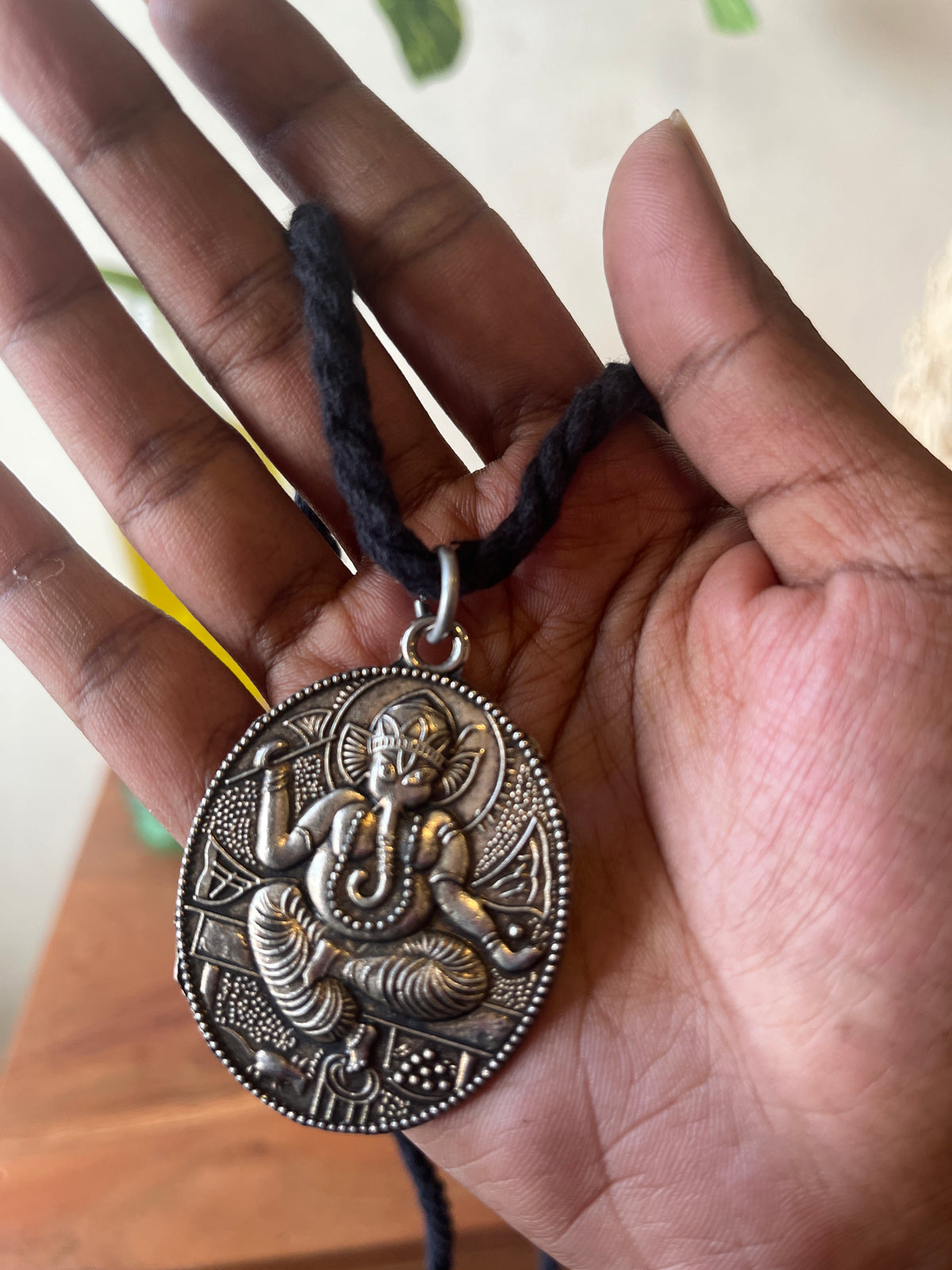 Amsham Handmade Ganesha Pendant Necklace