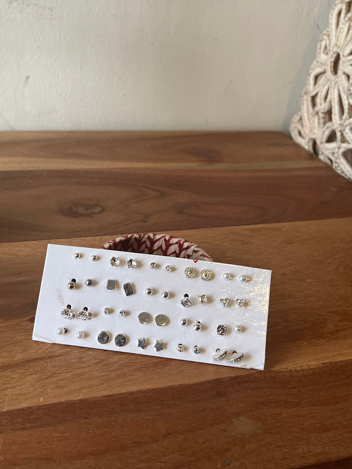 Mixed Design Stud Earrings Set
