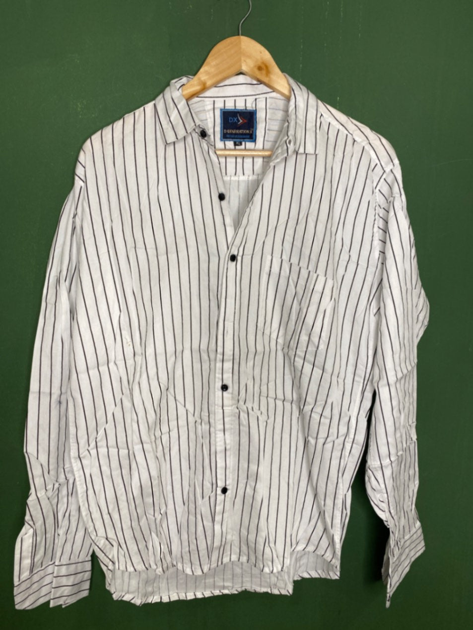 White Striped Casual Shirt