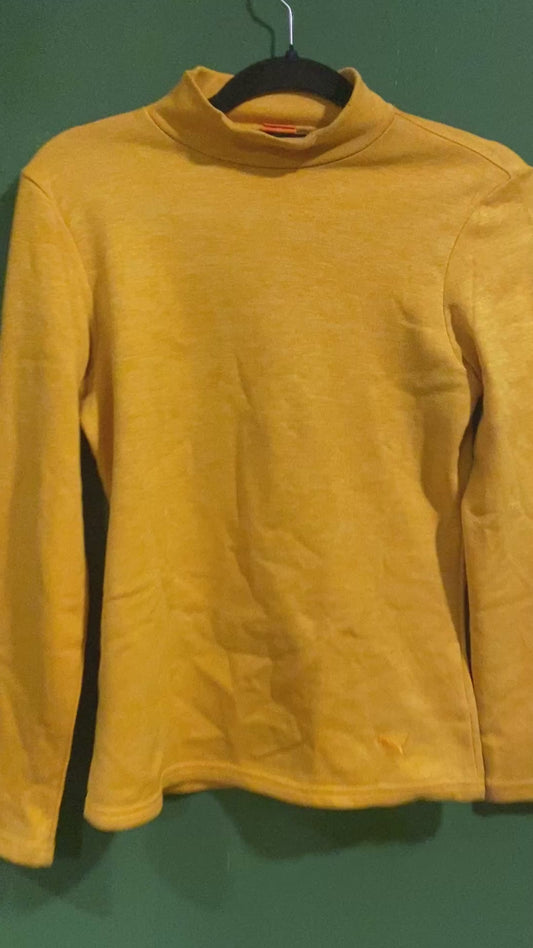 Mustard High Neck Top