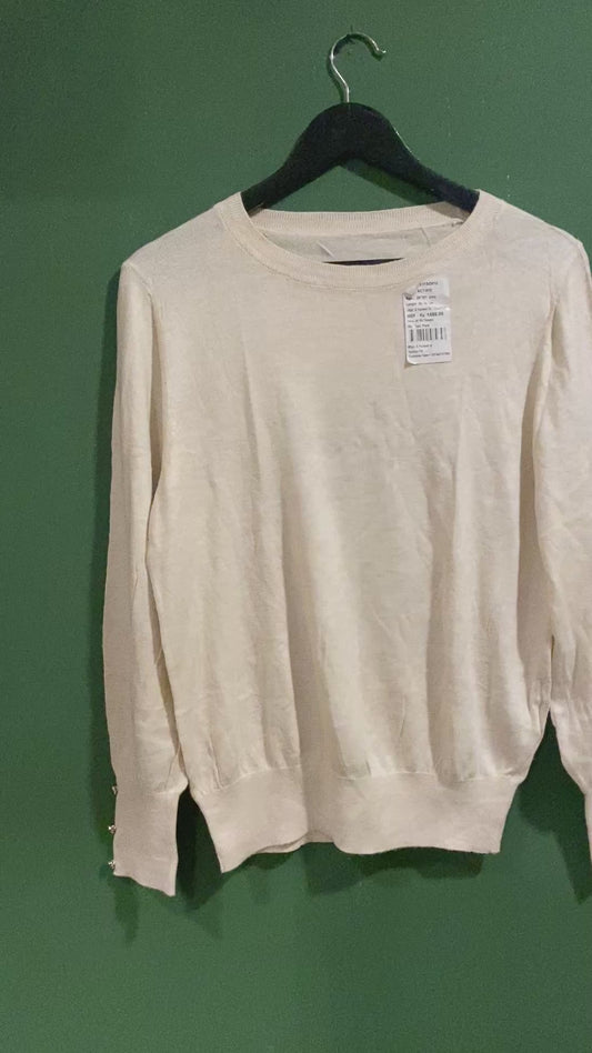 Cream Knit Casual